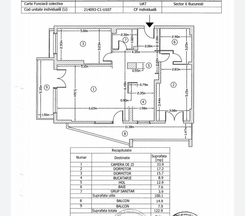 Splaiul Independentei, Facultatea de Medicina, apartament 3 camere